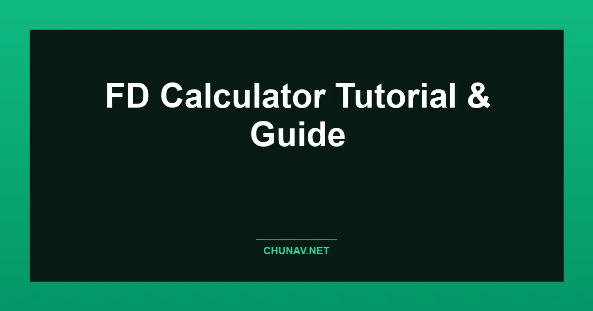 FD Calculator Thumbnail