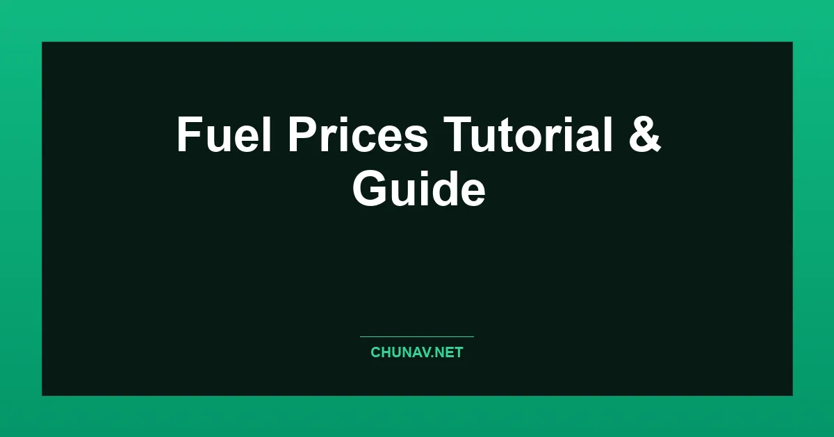 Fuel Prices Thumbnail