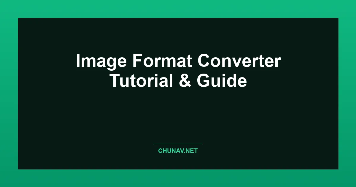Image Format Converter Thumbnail