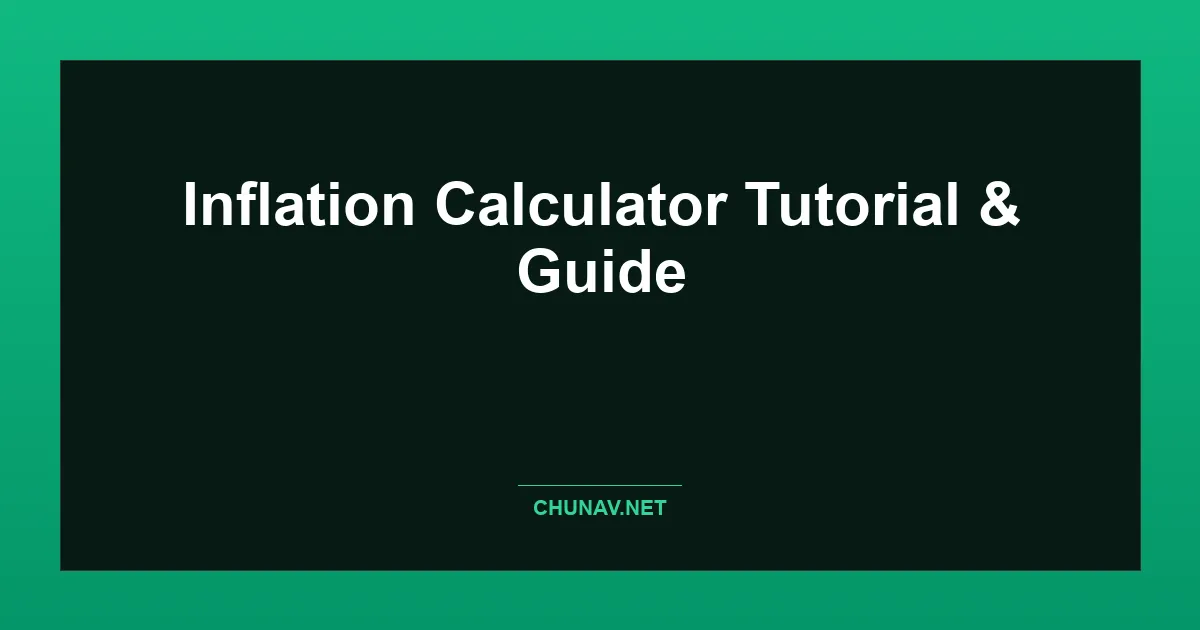 Inflation Calculator Thumbnail